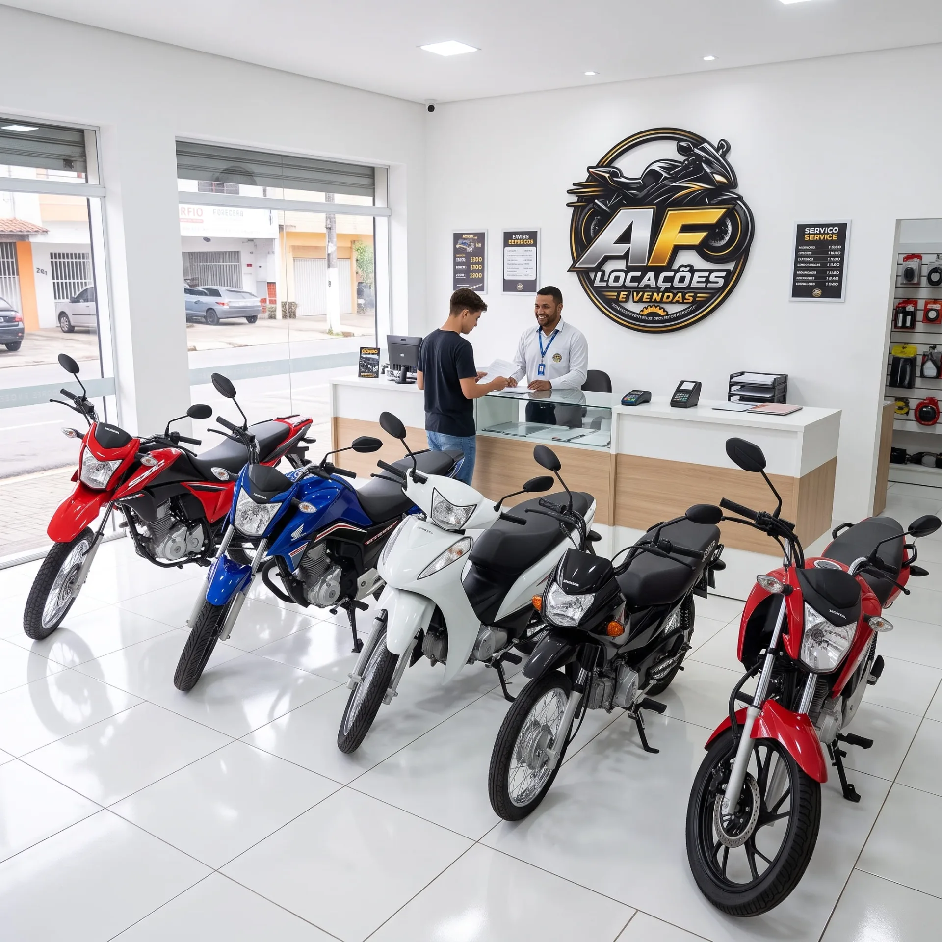 Conheça a AF Motos - Nossa Loja
